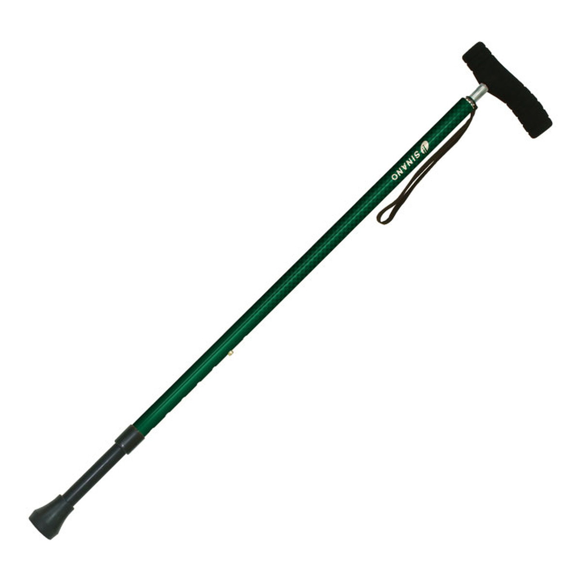 【送料込】シナノ SHINANO 杖 SOFT-GA グリーン ソフトグリップ 1個