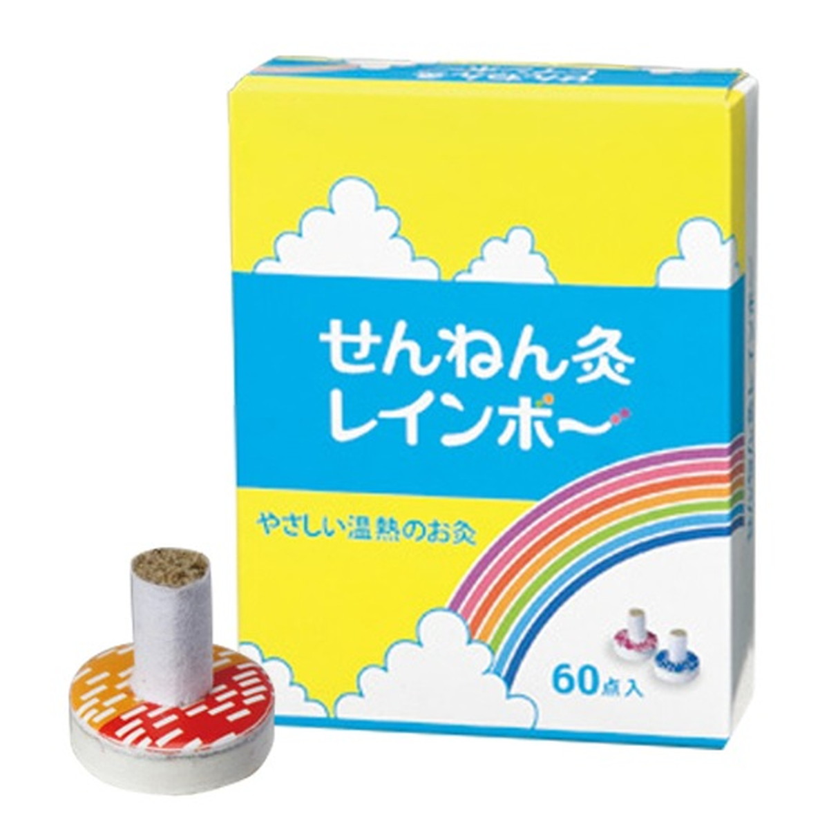 【送料込・まとめ買い×30個セット】セネファ せんねん灸 レインボー 60点入 お灸