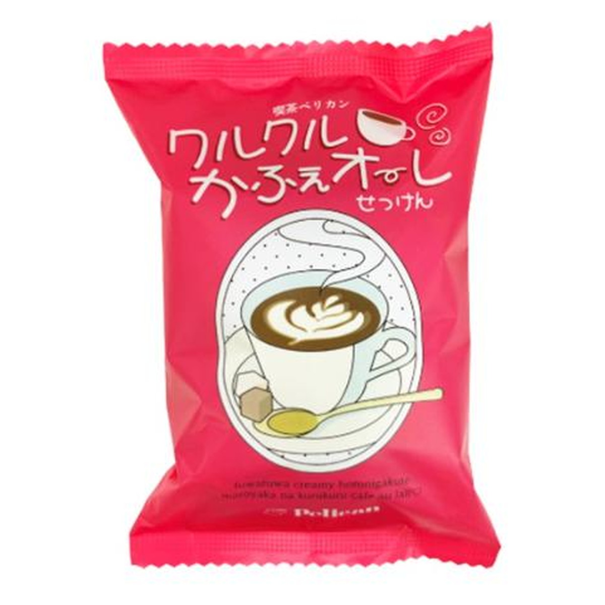 【送料込・まとめ買い×96個セット】ペリカン石鹸 喫茶ペリカン クルクルかふぇオーレ せっけん 80g