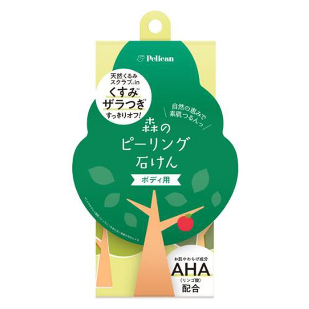 【送料込・まとめ買い×72個セット】ペリカン石鹸 ペリカン 森のピーリング石けん ボディ用 100g ボディ用石鹸|日用品&生活雑貨の店「カットコ」