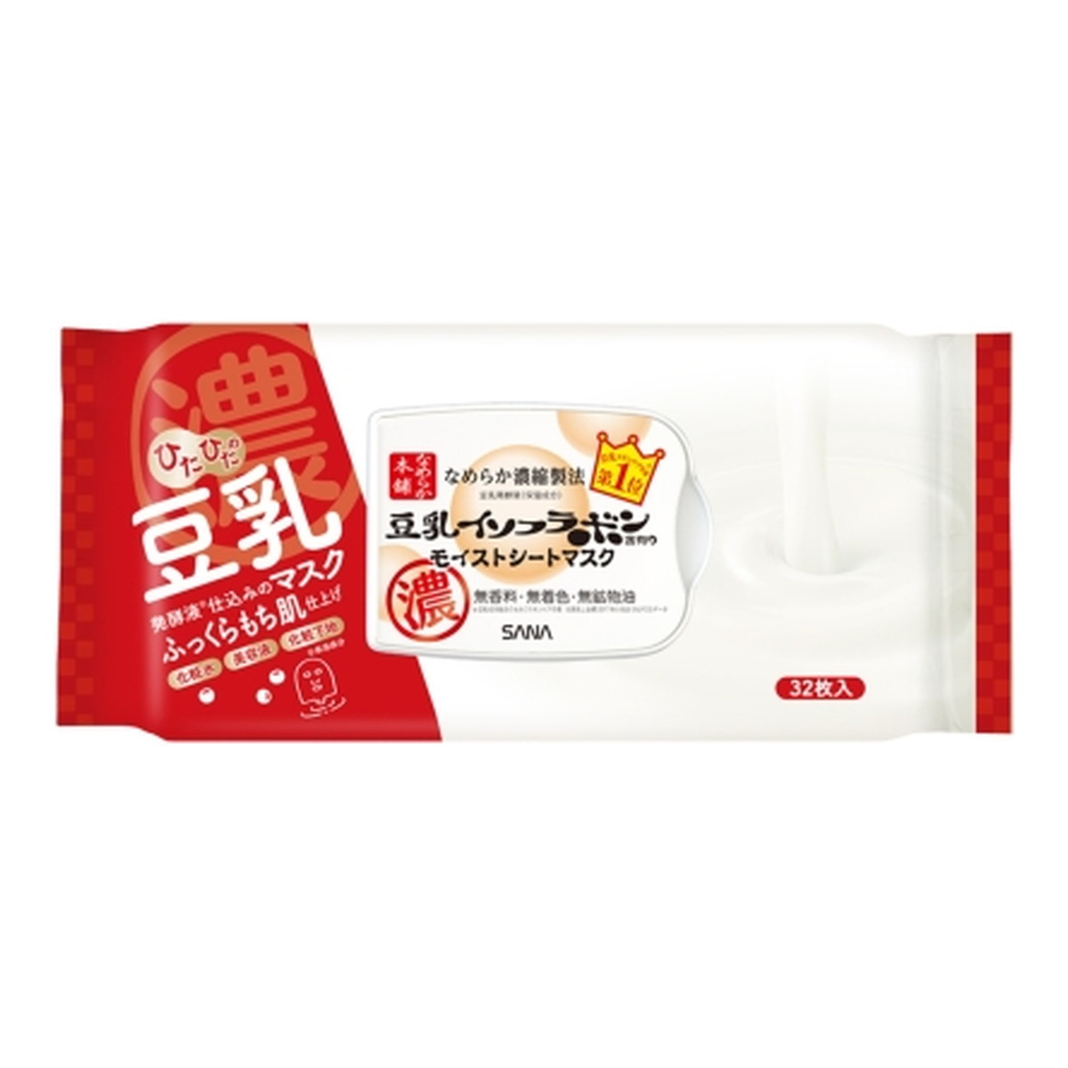 【送料込・まとめ買い&times;24個セット】常盤薬品工業 サナ なめらか本舗 モイストシートマスク N 32枚入 シートマスク｜日用品＆生活雑貨の店「カットコ」