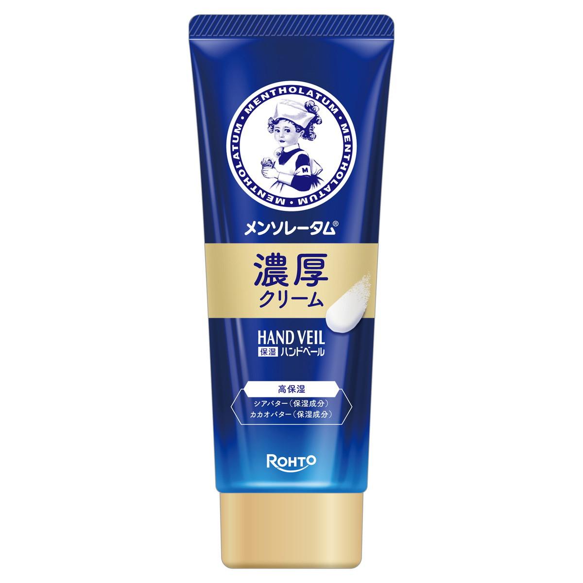【送料込・まとめ買い×60個セット】ロート製薬 メンソレータム 薬用 ハンドベール 濃厚クリーム ハンドクリーム 70g