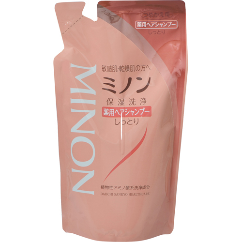 楽天市場 送料込 第一三共ヘルスケア ミノン 薬用ヘアシャンプー つめかえ用 380ml 1個 日用品 生活雑貨の店 カットコ