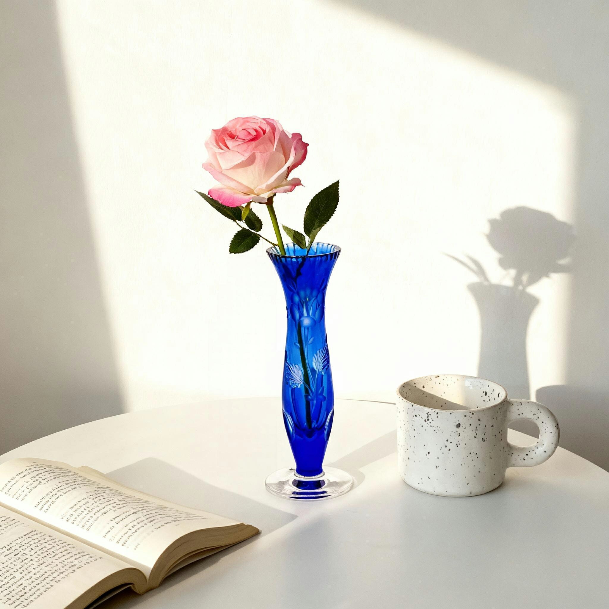 楽天市場】ドレスデンクリスタル 花瓶 ベース 21cm（デイジー） : Farbe