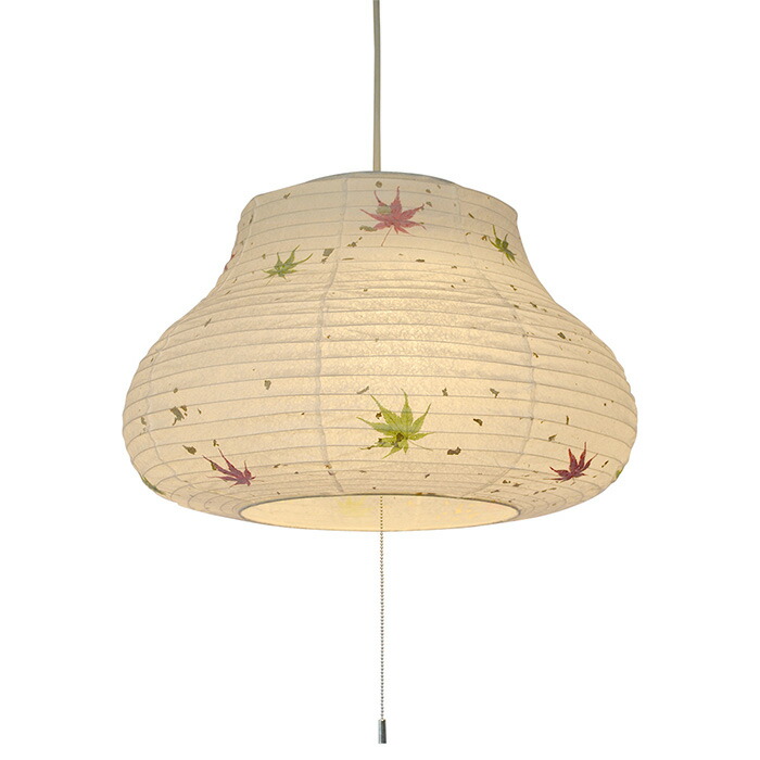 2灯 和紙 ペンダントライト Salacca もみじ 電球付属なし シェードサイズ 幅450x奥行450x高さ330mm 彩光デザイン Beyondthereturngh Com