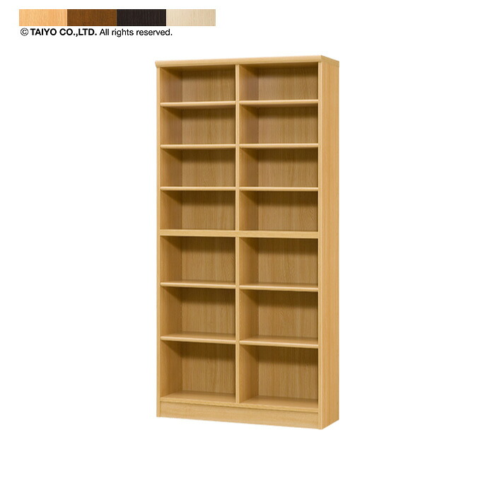 本棚 組立式 エースラック カラーラック AR1890 NC1890 幅86.5x奥行31x高さ178cm 大洋｜A-Tal Interior