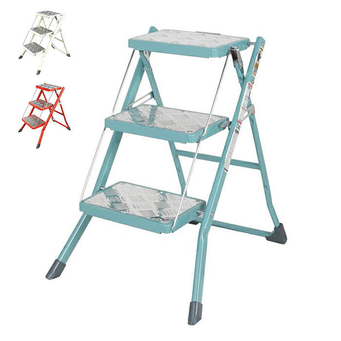 脚立 折りたたみ式 FOLDING 3-STEPS LADDER 幅490x奥ふかさ680x高さ685粍 ダルトン