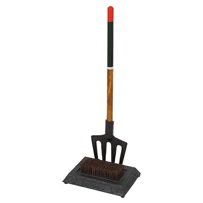 ブーツ毛はらい 精神的な統合式 IRON BOOTS BRUSH FORK NBR-0584 幅320x奥ふかさ240x高さ865粍 ダルトン