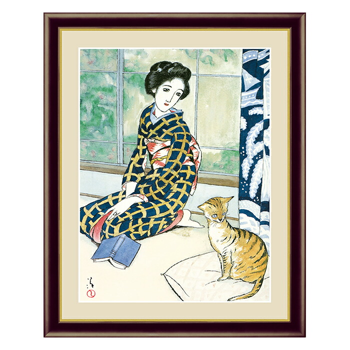 楽天市場】アート 額絵 生命の樹 クリムト 本紙サイズ F4(約