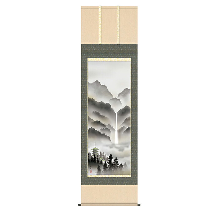 掛け軸 塔景薫風 北山歩生 54.5x190cm 三幸｜A-Tal Interior