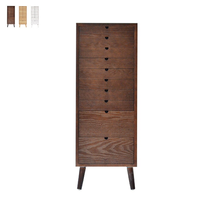 タンス 半完成品 多段チェスト 10段タイプ ONCH-0045 幅350x奥行255x高さ990mm B.Bファニシング｜A-Tal Interior