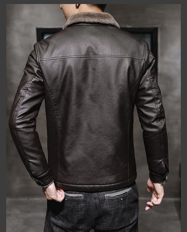 楽天市場 送料無料 メンズ レザージャケット バイク レザー ジャケット アウター 革ジャン 皮ジャン ブラック 黒 ブラウン コーヒー 防寒 冬 冬服 裏起毛 バイカラー かっこいい 大きいサイズ 秋冬 ムートン襟 ライダースジャケット ジップアップ M 4xl Jk169 Atarumoop