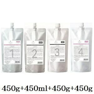 デミ フローディア ST グランストレッチ 1 450g + ST 2-C 450ml + ST 3 450g + 4 450g