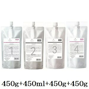 デミ フローディア ST グランストレッチ 1 450g + ST 2-M 450ml + ST 3-F 450g + 4 450g
