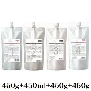 デミ フローディア ST グランストレッチ 1 450g + ST 2-V 450ml + ST 3-F 450g + 4 450g