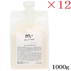 m+ エムプラス セラムマスク 1000g ×12書き割り