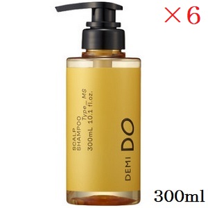 デミ ドゥ スカルプシャンプー Type MS 300ml ×6仕掛ける (治療法部外品) ヘアケア・スタイリング-美容・コスメ・香水