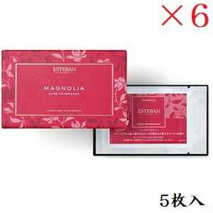 エステバン カードフレグランス マグノリア 5枚入×6セット