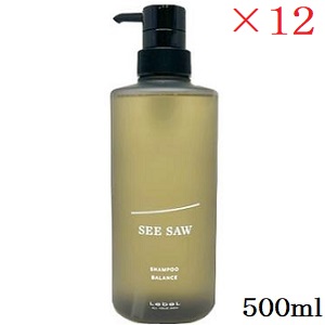 ルベル シーソー SEE/SAW シャンプーB バランス 500ml ×12セット 28,395円