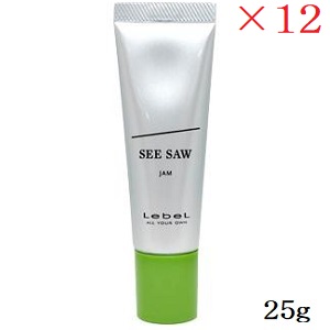 ルベル シーソー SEE/SAW ヘアメイクジャム 25g ×12セット