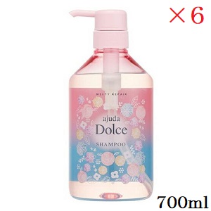 インターコスメ アジューダドルチェ メルティリペアシャンプー 700ml×6セット