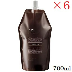 サンコール R-21 シャンプー 700ml レフィル 詰替用 ×6仕掛ける