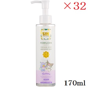 P&H フェミニンウォッシュ 薬用フェミニン サンリオ クロミ 170ml さっぱりとした石鹸の香り ×32セット (医薬部外品)|アットビューティー株式会社