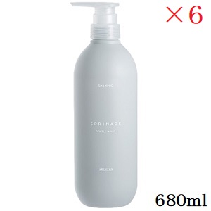 蟻ミノ スプリナージュ シャンプー ジェントルモイスト 680ml ×6仕掛ける
