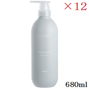 蟻ミノ スプリナージュ シャンプー ジェントルモイスト 680ml ×12仕掛ける