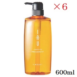 【Lebel】 ルベル イオ 洗い濯ぎ フレッシュメント シャンプー 600ml ×6仕掛ける 美容・コスメ・香水-ヘアケア・スタイリング-シャンプー