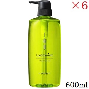【Lebel】 ルベル イオ リコミント クレンジング アイシー シャンプー 600ml ×6セット