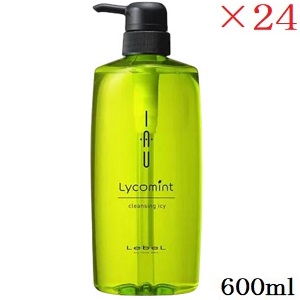 【Lebel】 ルベル イオ リコミント 洗い濯ぎ アイシー シャンプー 600ml ×24書き割り