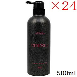 ホーユー メディルックα スキャルプシャンプー 500ml ×24仕掛ける ヘアケア・スタイリング-シャンプー