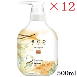 パイモア エコエイチビーエス シャンプー バニラティー 500ml &times;12セット｜アットビューティー株式会社