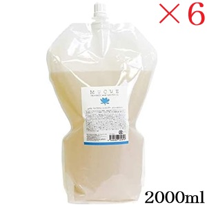 ムクエ モイスチャーシャンプー メリーホワイト 2000ml レフィル 詰替用 &times;6セット｜アットビューティー株式会社