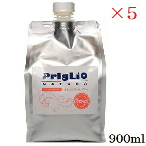 BJC プリグリオ D オレンジシャンプー 900ml ×5セット