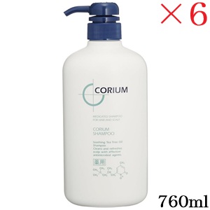 中野製薬 薬用 コリューム シャンプー 760ml ×6仕掛ける (治療薬部外品)