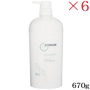 中野製薬 薬用 コリューム リペアメント 670g ×6セット (医薬部外品) 19,778円