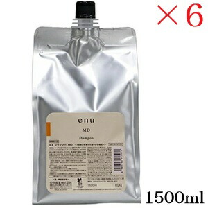中野製薬 エヌ シャンプー MD 1500ml レフィル 詰替用 ×6セット (医薬部外品)