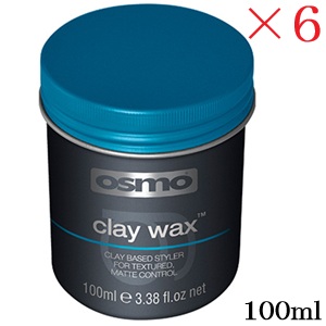 アレス OSMO グルーミング ヘアワックス テクスチャーシリーズ 100ml クレイワックス ×6セット
