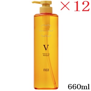 電話番号スリー 003 ミュリアム シャンプー V 660ml [ディスペンサー付] ×12仕掛ける ヘアケア・スタイリング-シャンプー-美容・コスメ・香水