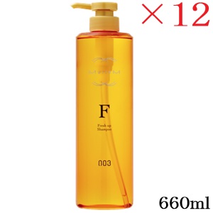 携帯電話スリー 003 ミュリアム シャンプー F 660ml [ディスペンサー付] ×12仕掛ける