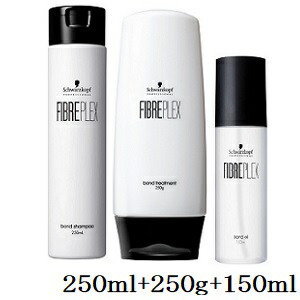 シュワルツコフ ファイバープレックス ボンドシャンプー 250ml + トリートメント 250g + オイル 150ml
