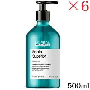 ロレアル セリエ エクスパート スカルプ スーペリアシャンプー 500ml ×6セット