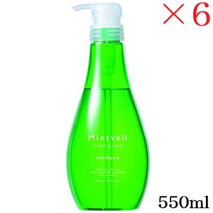 サンコール ミントベル フレッシュグリーンシャンプー 550ml ×6セット