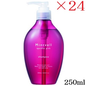 サンコール ミントベル スパークルピンクシャンプー 250ml ×24セット