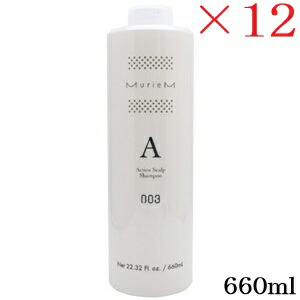 ナンバースリー 003 ミュリアム 薬用 スカルプ シャンプー A 660ml [ディスペンサー無し] ×12セット (医薬部外品) 22,995円