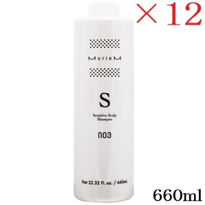 携帯電話スリー 003 ミュリアム 薬用 スカルプ シャンプー S 660ml [ディスペンサー絶無] ×12仕掛ける (治療薬部外品)
