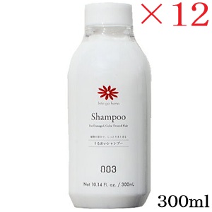 ナンバースリー 003 人が花 シャンプー 300ml [ディスペンサー無し] &times;12セット｜アットビューティー株式会社