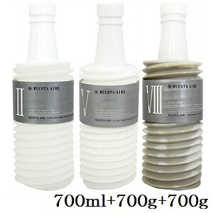 ムコタ アデューラ アイレ 02 シャンプー アクア 700ml + 05 トリートメント スムーサー 700g + 08 フォーカラー ウィークリー 700g レフィル